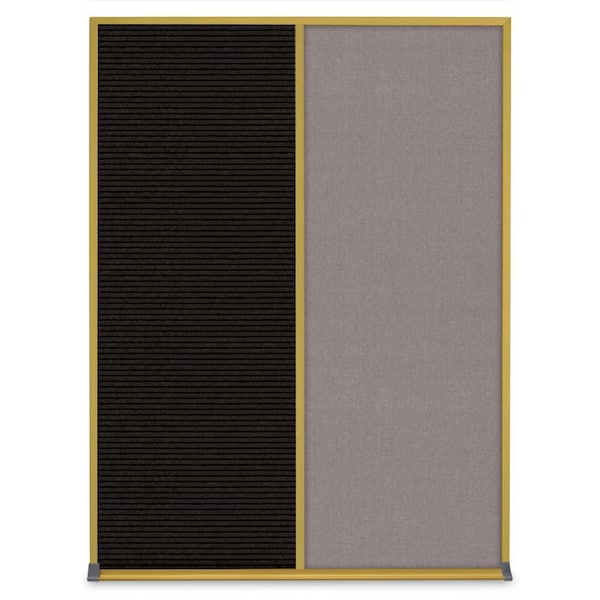 Single Door Radius Corkboard, 24"X36", B